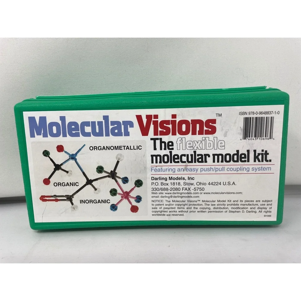 Molecular Visions Flexible Molecular Model Kit Organic Inorganic‎ Chemistry
